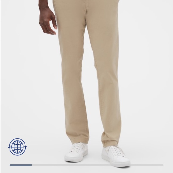 GapFlex Essential Khakis in Slim Fit with Washwell - Picture 7 of 7